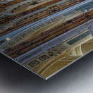 Explore Chartres Cathedral in Chartres France with visitors insi Metal print