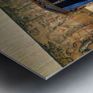 Exploring the interior of Chateau de Chaumont sur Loire in Franc Metal print