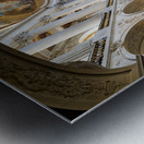 Visit to the royal chapel in versailles palace paris france Metal print