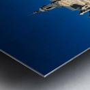 Vannes town hall stands in square on a sunny day in Brittany Fr Metal print