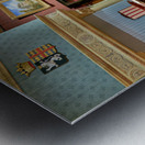 Visit to Chateau dAzay le Rideau in Loire Valley France Metal print