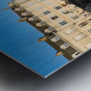 Boats moored at the port of Vannes in Brittany France during day Metal print