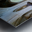 Visit to Eglise Saint Malo in Dinan Brittany France with empty c Metal print