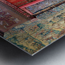 Historic bed in the Chateau de Chenonceau in France Metal print