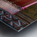 Visit to the historic bedroom of Chateau de Chenonceau in France Metal print