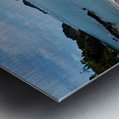 Oyster shells lay on the beach of Cancale Brittany France Metal print