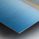 View of Mont Saint Michel abbey during low tide in Normandy Fran Metal print