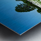 Grave markers at Normandy American Cemetery in Colleville sur Me Metal print