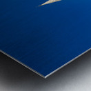 People walk near Saint Pierre church in Caen Normandy Metal print