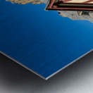 Visit Mont Saint Michel in Normandy France under clear blue sky Metal print