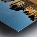 Grand Plage du Sillon beach at dusk in Saint Malo Brittany Fra Metal print