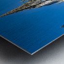 Saint Maclou church in Rouen Normandy with clear blue sky Metal print