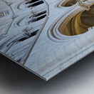 Inside Collegiale Saint Martin church in Chablis Burgundy France Metal print