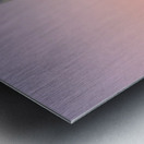 Burj Khalifa towers over pool and traditional buildings in Dubai Metal print