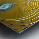 Grand hotel atrium with spiral design and sushi bar in Shanghai Metal print