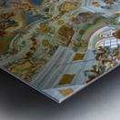 Visit to Wieskirche along the Romantic Road in Bavaria Germany Metal print