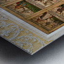 Fussen museum displays Danse Macabre art from St. Mangs Abbey Metal print