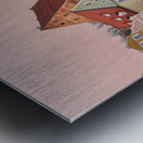 Exploring Hauptplatz square in Landsberg am Lech on the Romantic Metal print