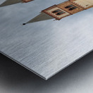 Visitors explore Wurzburger Dom Cathedral in Bavaria Germany Metal print