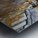 Hofkirche court church in Wurzburg along the Romantic Road in Ba Metal print