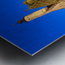 Market square at sunset in Rothenburg ob der Tauber Germany Metal print