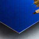 Market square in Rothenburg ob der Tauber during sunset Metal print