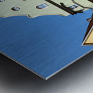 Old town dinkelsbuhl on the romantic road in bavaria Metal print