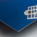 Sky Tower in Auckland showing city buildings and clear sky Metal print