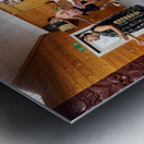 Haka performance at Whakarewarewa Maori Village in Rotorua Metal print