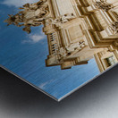 Visit to trevi fountain in rome lazio italy Metal print