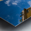 Visit to Palazzo Montecitorio in Rome Italy during clear weathe Metal print