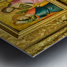 Art display at Doria Pamphilj Gallery in Rome Italy Metal print