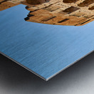 Colosseum stands tall in Rome during golden hour Metal print