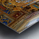 Daytime view of Romes cathedral interior with organ Metal print