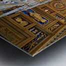 Visit to the Archbasilica Cathedral in Rome Italy during the day Metal print