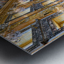 Visit to the great hall in colonna art gallery in rome italy Metal print