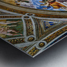 Frescoes of Raphael rooms at Vatican Museums in Rome Metal print
