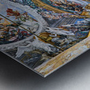 Visitors explore the Great Hall of Colonna Art Gallery in Rome Metal print