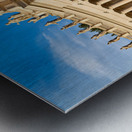 Tourists waiting in line to enter Saint Peters Basilica in Rome Metal print