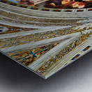 Exploring the raphael rooms at vatican museums in rome Metal print