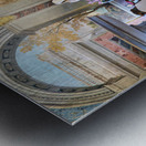 Visit to Colonna Art Gallery in Palazzo Colonna during day Metal print