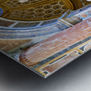 Visit to Saint Peters Square in Rome shows tomb of Alexander VI Metal print