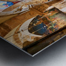 Visit to the church of the Holy Sepulchre in Jerusalem during th Metal print