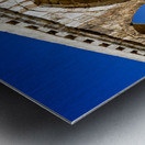 Dome of the Rock mosque seen from Temple Mount in Jerusalem Metal print