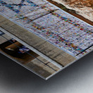 Roman columns in the Jewish quarter of Jerusalem Israel Metal print