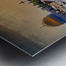 Dramatic sunset over the old city of Jerusalem in Israel Metal print