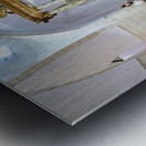 Four Sephardic synagogues in Jerusalem during prayer time Metal print