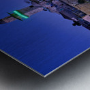 Sunset view of Dome of the Rock and Wailing Wall in Jerusalem Metal print