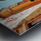 Orthodox Jews pray at the Western Wall in Jerusalem Metal print