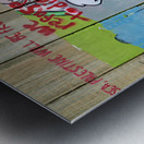 Wall murals in Bethlehem show art and messages in Jerusalem Metal print